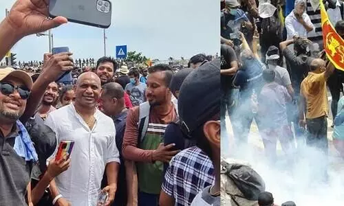 Cricketers also declared their support for the protests in Sri Lanka