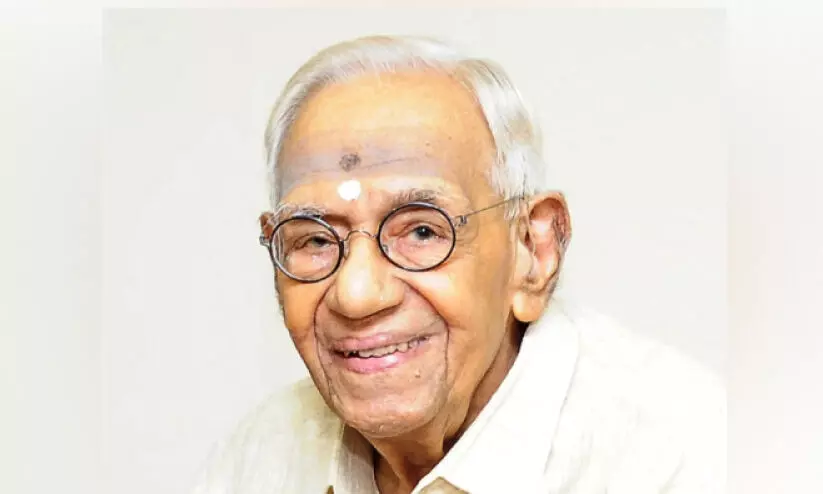 പി.കെ. വാര്യർ വിട പറഞ്ഞിട്ട് ഒരുവർഷം പി.കെ. വാര്യർ വിട പറഞ്ഞിട്ട് ഒരുവർഷം