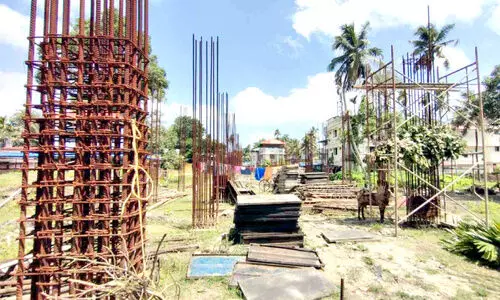 മരട് സര്‍ക്കാര്‍ ഐ.ടി.ഐ: കെട്ടിട നിര്‍മാണം പാതിയില്‍ നിലച്ചു