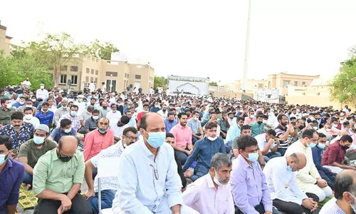 ത്യാഗസന്നദ്ധരാകാൻ ഉദ്ബോധിപ്പിച്ച്​ മലയാളി ഈദ്​ ഗാഹുകൾ