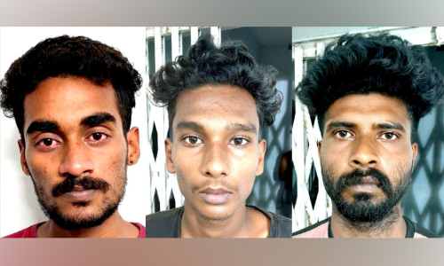 ലെയ്ത്ത് വര്‍ക്ക്‌ഷോപ്പിൽ മോഷണം: മൂന്നുപേർ പിടിയില്‍