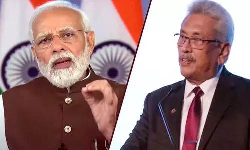 Prime Minister Narendra Modi and Sri Lanka President Gotabaya Rajapaksa