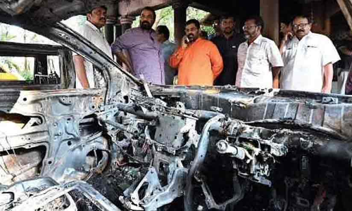 sandeepananda giri ashram burned