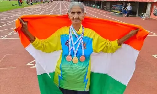 94കാരി ഭഗ്‌വാനി രാജ്യത്തിനായി നേടിയത് മൂന്ന് മെഡലുകൾ; പ്രചോദനമെന്ന് നെറ്റിസൺസ്