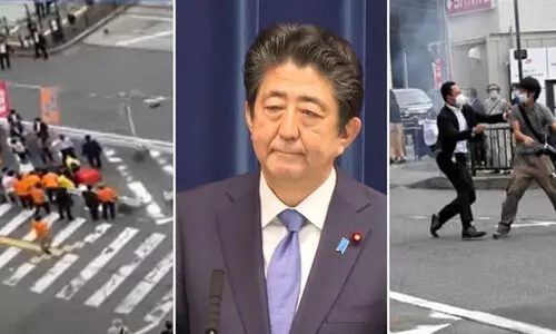 ആ​ബെ​യു​ടെ കൊ​ല: പൊ​ലീ​സി​നെ പ​ഴി​ച്ച് ജ​പ്പാ​ൻ പ്ര​ധാ​ന​മ​ന്ത്രി