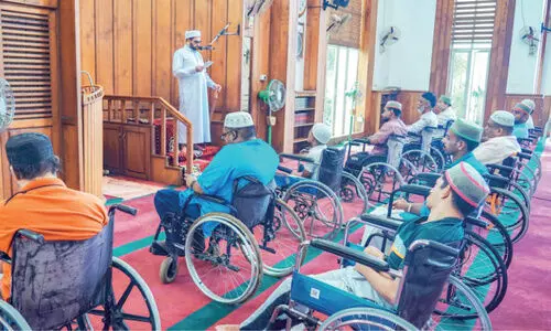 ഭിന്നശേഷിക്കാർക്ക് പെരുന്നാളൊരുക്കി മഅ്ദിന്‍ ഗ്രാൻഡ് മസ്ജിദ്