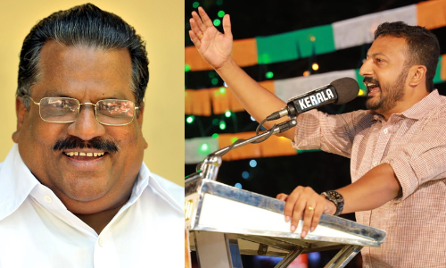 എ.കെ.ജി സെന്ററിനു ബോംബ് എറിഞ്ഞത് സുകുമാരക്കുറുപ്പ് ആയിരിക്കുമോ? -രാഹുൽ മാങ്കൂട്ടത്തിൽ