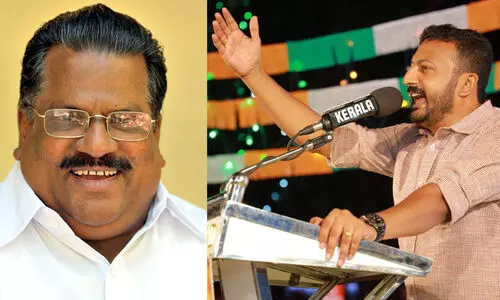 എ.കെ.ജി സെന്ററിനു ബോംബ് എറിഞ്ഞത് സുകുമാരക്കുറുപ്പ് ആയിരിക്കുമോ? -രാഹുൽ മാങ്കൂട്ടത്തിൽ