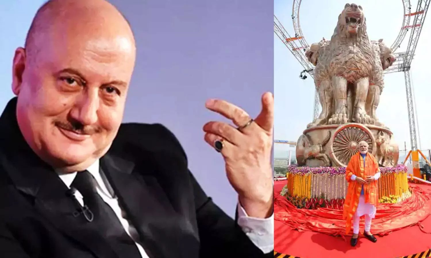 സിംഹമായാൽ ചിലപ്പോൾ പല്ല് കാണിച്ചെന്നുവരും, ഇത് സ്വതന്ത്ര ഭാരതത്തിന്റെ സിംഹമാണ് അശോകസ്തംഭ വിവാദത്തിൽ പ്രതികരണവുമായി അനുപം​ ഖേർ