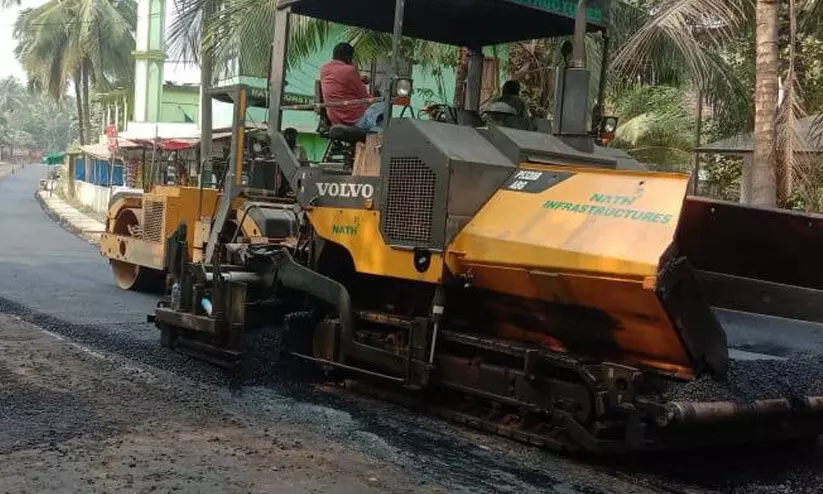 സംസ്ഥാനപാത നവീകരണത്തിൽ അപാകത; പ്രവൃത്തി തടഞ്ഞു