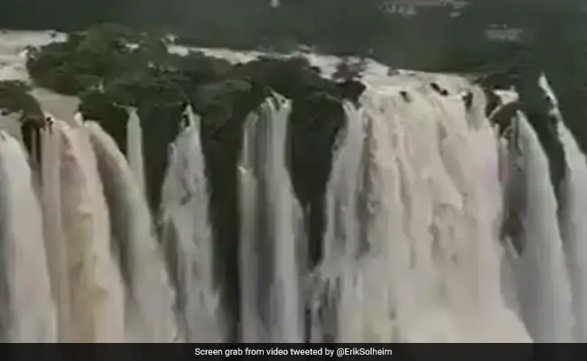 ഇത് നയാഗ്രയല്ല; വൈറലായി കർണാടകയിൽ നിന്നുള്ള വിഡിയോ