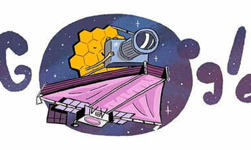 Google doodle celebrates deepest photo of universe taken by  James Webb Space Telescope