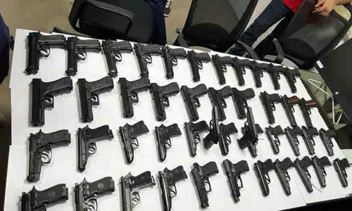 Indian Couple With 45 Pistols Arrested At Delhi Airport