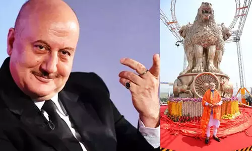 സിംഹമായാൽ ചിലപ്പോൾ പല്ല് കാണിച്ചെന്നുവരും, ഇത് സ്വതന്ത്ര ഭാരതത്തിന്റെ സിംഹമാണ് അശോകസ്തംഭ വിവാദത്തിൽ പ്രതികരണവുമായി അനുപം​ ഖേർ