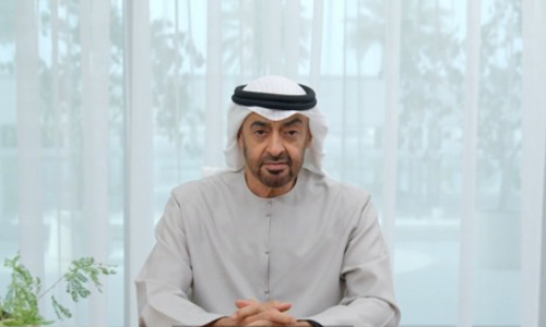 സമാധാനത്തിനും സ്ഥിരതക്കും വേണ്ടി നിലയുറപ്പിച്ച് വളർച്ചയുടെ പാതയിൽ മുന്നോട്ടുപോകും -യു.എ.ഇ പ്രസിഡന്റ് സമാധാനത്തിനും സ്ഥിരതക്കും വേണ്ടി നിലയുറപ്പിച്ച് വളർച്ചയുടെ പാതയിൽ മുന്നോട്ടുപോകും -യു.എ.ഇ പ്രസിഡന്റ്