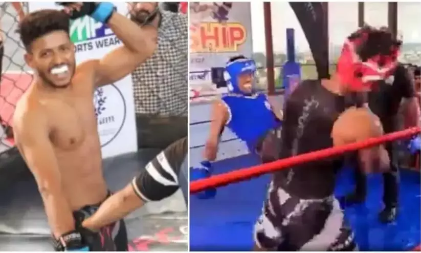 Kickboxer dies during competition in Bengaluru, father blames organisers -VIDEO