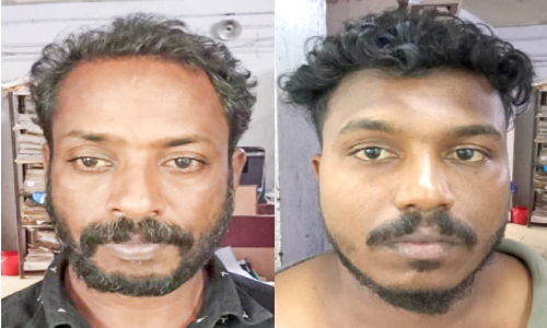 രാത്രികാല പരിശോധനക്കിടെ മോഷ്ടാക്കൾ പൊലീസ് പിടിയിൽ