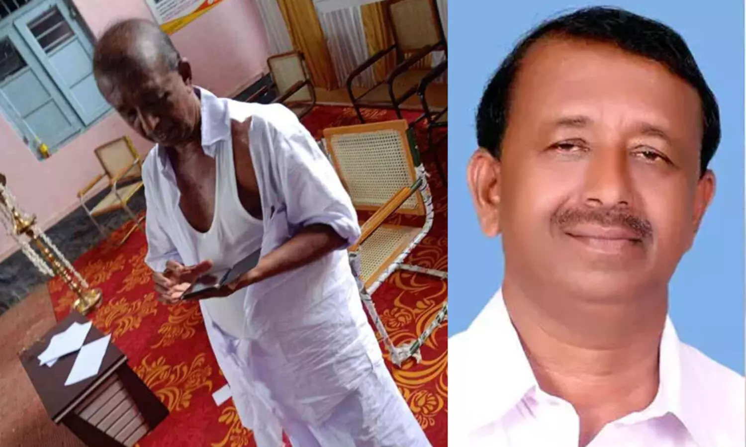 ചടങ്ങ് ലിഫ്റ്റ് ഉദ്ഘാടനം; വേദിയിൽ കോൺഗ്രസ് നേതാക്കൾ തമ്മിൽ പൊരിഞ്ഞ അടി, കേസ്