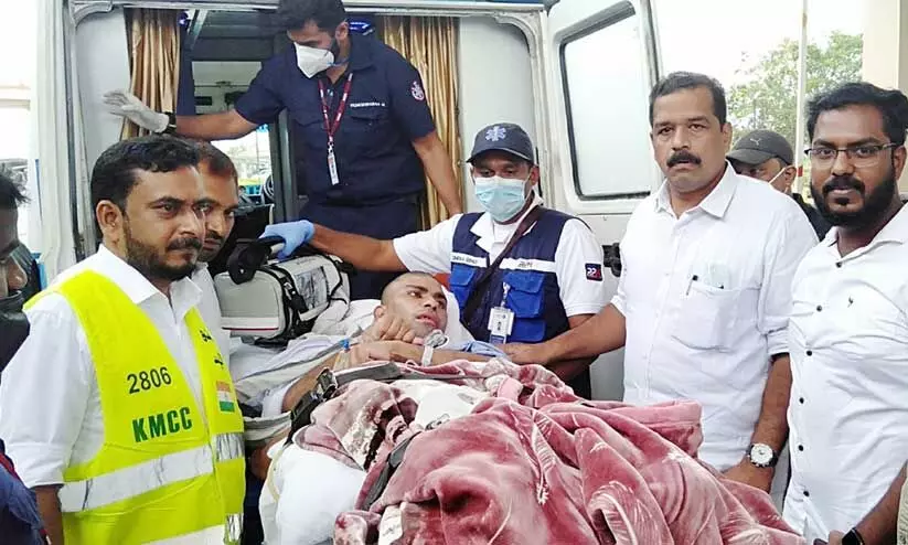 വാഹനാപകടത്തിൽ േബാധമറ്റ് ഒരു വർഷം; ഒടുവിൽ നാട്ടിൽ വാഹനാപകടത്തിൽ േബാധമറ്റ് ഒരു വർഷം; ഒടുവിൽ നാട്ടിൽ