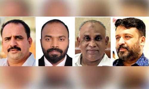 കെ.എം.സി.സി മത്ര ഏരിയ കമ്മിറ്റി ഭാരവാഹികൾ