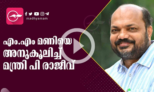 എം.എം മണിയെ അനുകൂലിച്ച് മന്ത്രി പി രാജീവ്