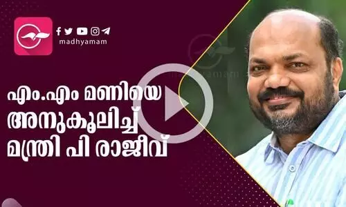 എം.എം മണിയെ അനുകൂലിച്ച് മന്ത്രി പി രാജീവ്