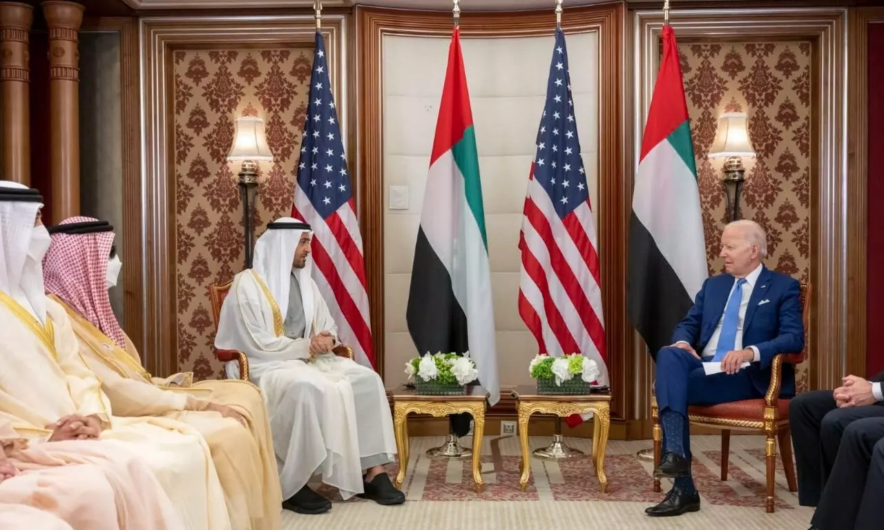 ശൈഖ്​ മുഹമ്മദ്​ ബിൻ സായിദിനെ യു.എസിലേക്ക്​ ക്ഷണിച്ച്​ ബൈഡൻ