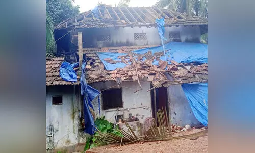 നാശം വിതച്ച് ചുഴലിക്കാറ്റ്