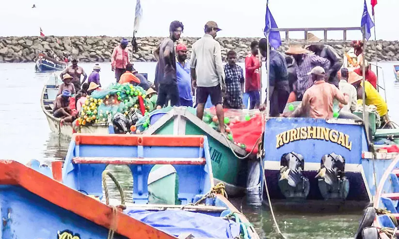 അനധികൃത മത്സ്യബന്ധനം: ആറ് വഞ്ചികള് പിടികൂടി അനധികൃത മത്സ്യബന്ധനം: ആറ് വഞ്ചികള് പിടികൂടി