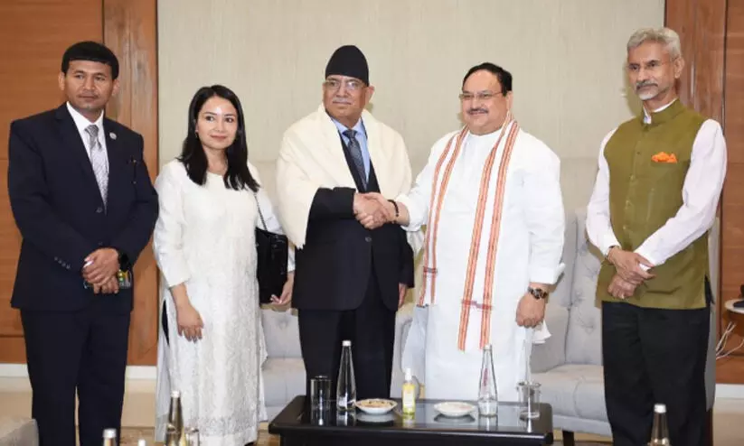 നേപ്പാൾ കമ്യുണിസ്റ്റ്​ നേതാവ്​ ബി.ജെ.പി ദേശീയ ആസ്ഥാനത്ത്​