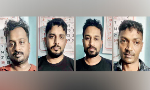 പൊലീസ് ഉദ്യോഗസ്ഥനുനേരെ ആക്രമണം; കോട്ടക്കലിൽ നാലംഗ സംഘം അറസ്റ്റിൽ