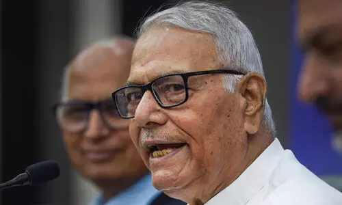 Yashwant Sinha made a fervent appeal asking MPs and MLAs to vote using their discretion