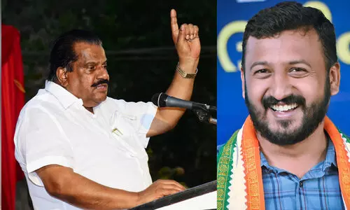 പ്രതീക്ഷയോടെ ചെരുപ്പ് കമ്പനികൾ... -ഇ.പി. ജയരാജനെ ട്രോളി രാഹുൽ മാങ്കൂട്ടത്തിൽ