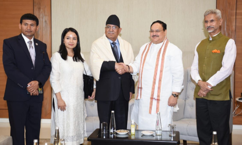 നേപ്പാൾ കമ്യുണിസ്റ്റ്​ നേതാവ്​ ബി.ജെ.പി ദേശീയ ആസ്ഥാനത്ത്​