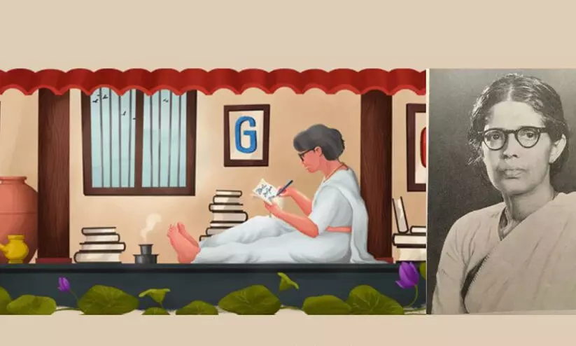 ഗൂഗ്ൾ ഡൂഡ്‍ലിൽ ബാലാമണിയമ്മ