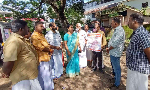 പൊലീസ് സ്റ്റേഷൻ നിർമ്മിക്കുന്നതിനെതിരെ പ്രക്ഷോഭം നടത്തുമെന്ന് ഹിന്ദു ഐക്യവേദി