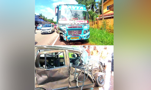 വേറ്റുമ്മലിൽ വാഹനാപകടം; ഒരാൾക്ക് പരിക്ക്