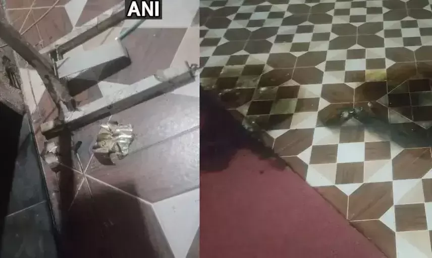 നീറ്റിനോട് കലിപ്പ്; ബി.ജെ.പി ഓഫീസിന് നേരെ പെട്രോള്‍ ബോബെറിഞ്ഞ് യുവാവ്