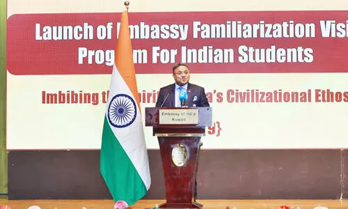 ഇന്ത്യൻ വിദ്യാർഥികൾക്കായി എംബസിയുടെ പരിചയപ്പെടുത്തൽ സന്ദർശന പരിപാടി തുടങ്ങി
