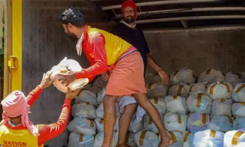 റേഷൻ ഭക്ഷ്യധാന്യ വിതരണം പൂർത്തിയായില്ല റേഷൻ ഭക്ഷ്യധാന്യ വിതരണം പൂർത്തിയായില്ല
