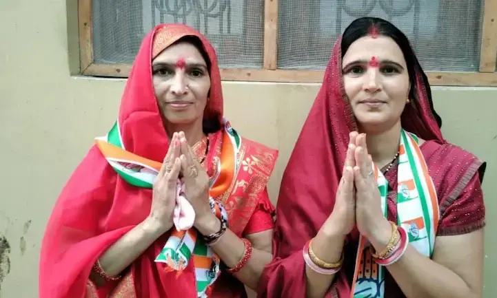 ഉത്തർ പ്രദേശ് മുനിസിപ്പൽ തെരഞ്ഞെടുപ്പിൽ കോൺഗ്രസ് സ്ഥാനാർഥികളായ നാത്തൂന്മാർക്ക് വമ്പിച്ച ജയം