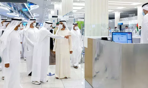 ശൈ​ഖ്​ മു​ഹ​മ്മ​ദ്​ ബി​ൻ റാ​ശി​ദ് ദു​ബൈ വി​മാ​ന​ത്താ​വ​ളം സ​ന്ദ​ർ​ശി​ച്ചു