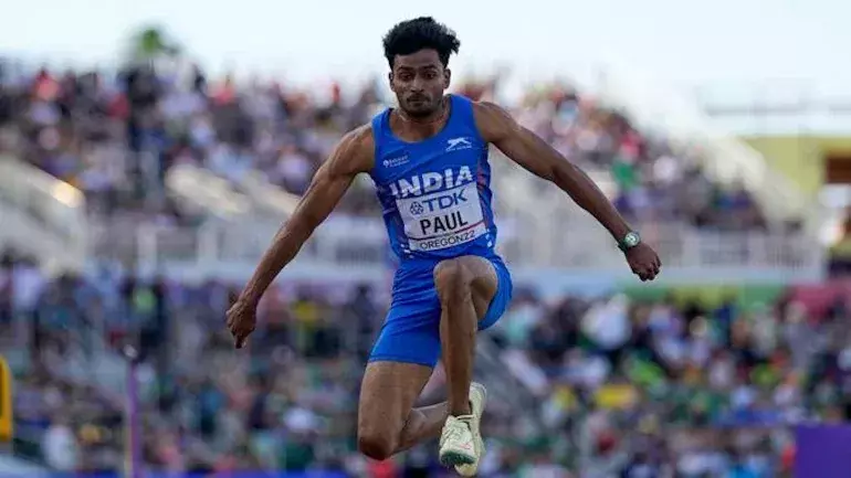 ട്രിപ്പിൾ ജമ്പിൽ ഫൈനലിലെത്തുന്ന ആദ്യ ഇന്ത്യൻ താരമായി മലയാളി എൽദോസ് പോൾ