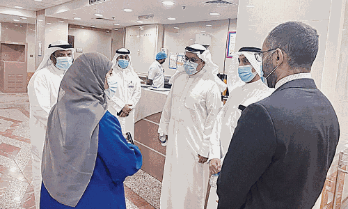 അ​ൽ-​ക​ബീ​ർ ആ​ശു​പ​ത്രി​ ആ​രോ​ഗ്യ മ​ന്ത്രി സ​ന്ദ​ർ​ശിച്ചു