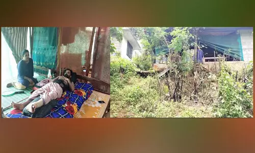 വീടിന് സമീപം കുന്നിടിയുന്നു; ഭീതിയിൽ കുടുംബം