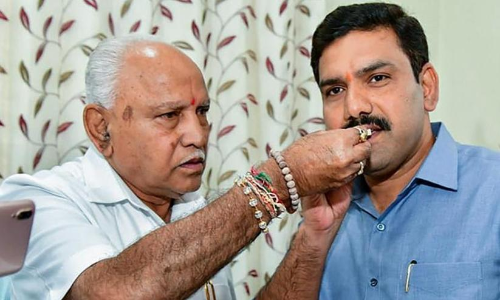 Yediyurappa’s Achilles heel: His son BY Vijayendra
