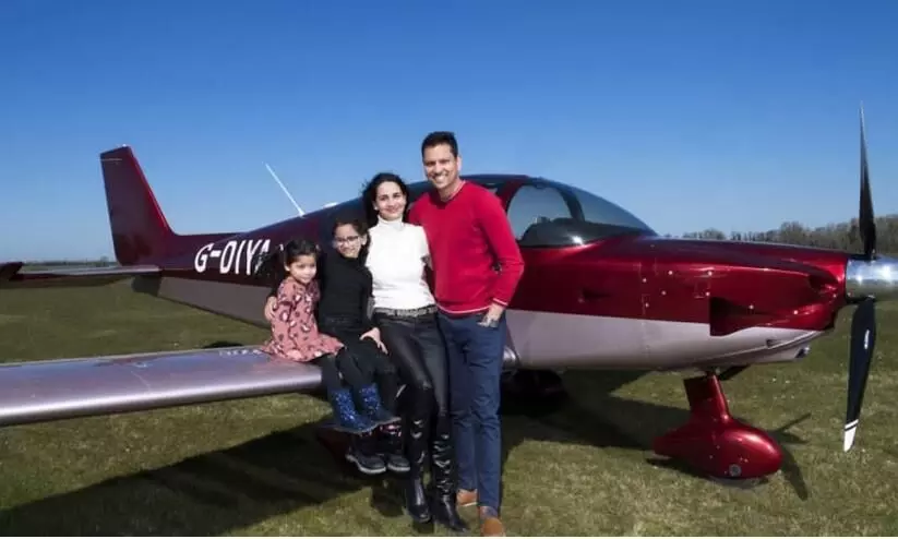 London Malayali built his own plane; Watched and learned through YouTube