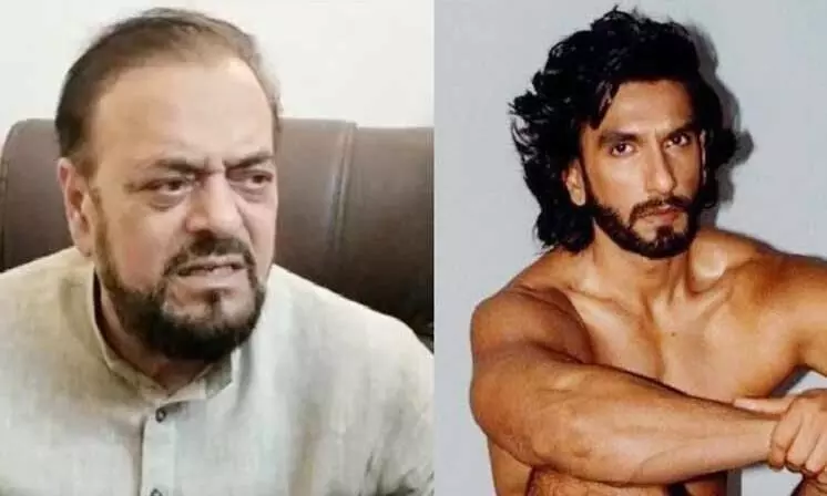 രൺവീർ സിങ്ങിന്റെ നഗ്ന ഫോട്ടോ ഷൂട്ട് ആഘോഷിക്കുന്നവർ ഹിജാബിനെ വിലക്കുന്നത് എന്തിന് -ചോദ്യം ചെയ്ത് സമാജ് വാദി പാർട്ടി എം.എൽ.എ