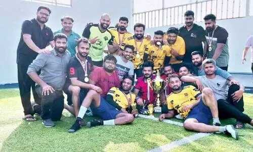 അറാട്കോ മലബാർ എഫ്.സി ടീം ജേതാക്കൾ