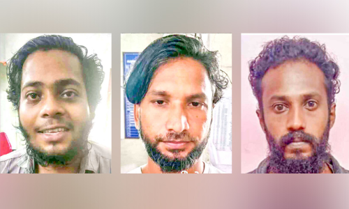 മൂന്നുപേരെ കാപ്പ ചുമത്തി ജയിലിലടച്ചു